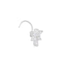 Snowflakes Nose Pin