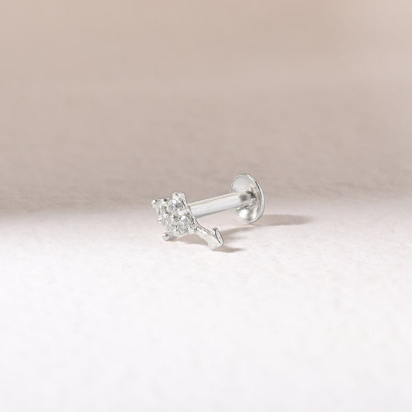 Silver Arrow Nose Pin
