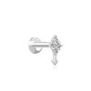 Silver Arrow Nose Pin