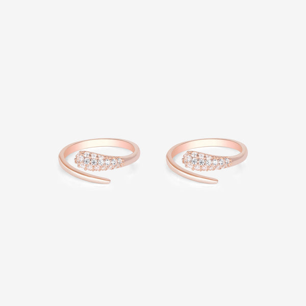 Studded Wrap Toe Ring