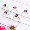 10 Pcs Starter Pack of boutique Silver 925 Gems Rings