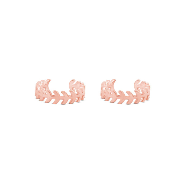 Leaf Vine Silver Toe Ring