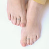 Leaf Vine Silver Toe Ring