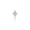 Silver Arrow Nose Pin