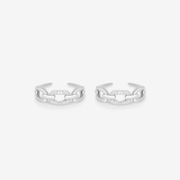 Stone Interlocking Toe Ring