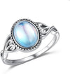 Rainbow Moonstone Ring - C1234- 925 Sterling Silver test item
